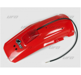 Garde-boue arrière UFO rouge + feu - Honda XR 600 R