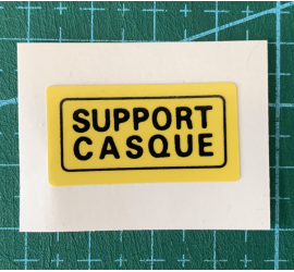 Sticker Support casque