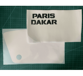 XLR Paris - Dakar 83 - Tête de phare et caches latéraux