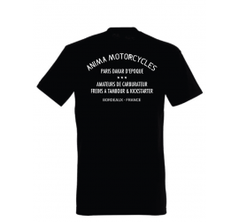 T-shirt "Anima Motorcycles" noir